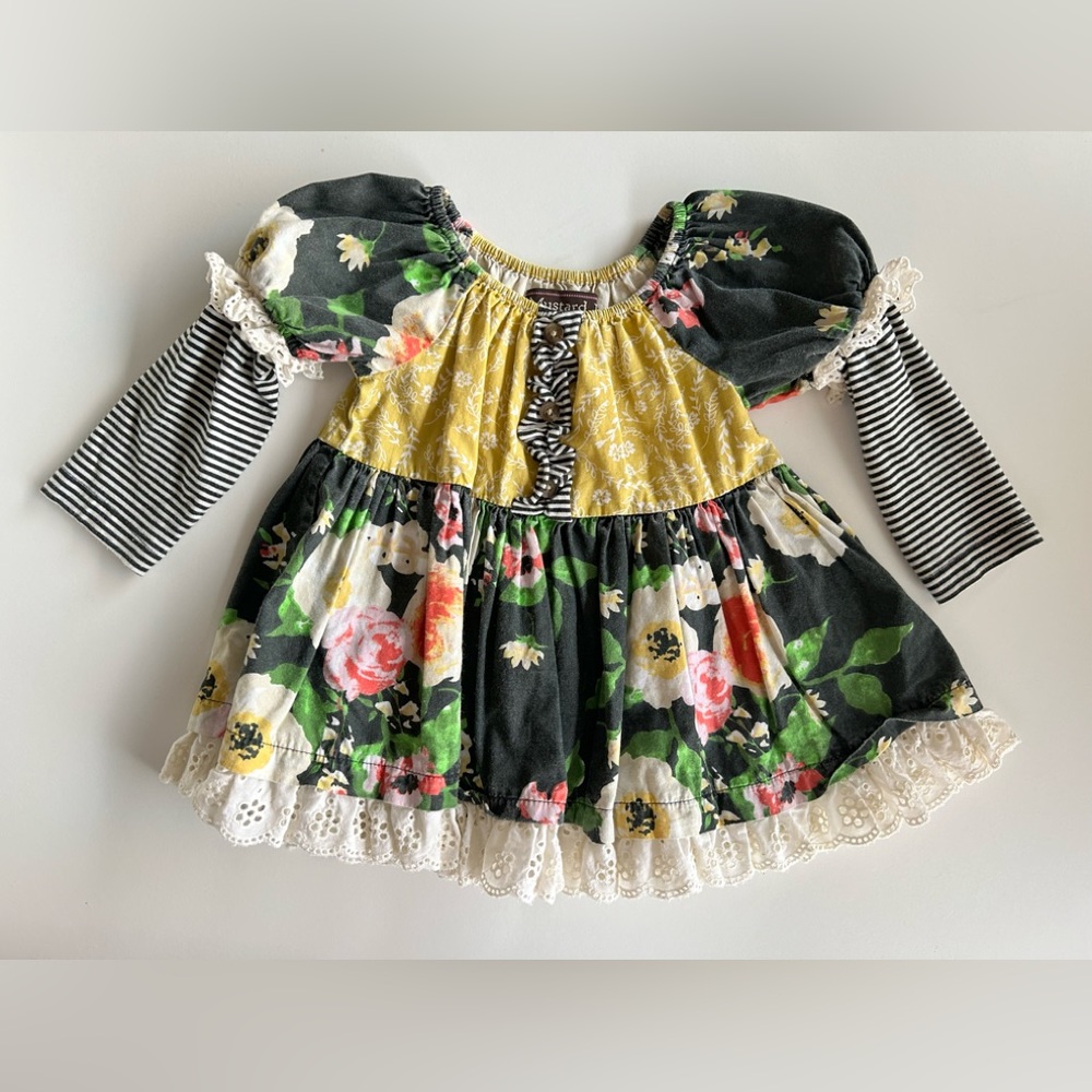 Mustard Pie Toddler Girl Long Sleeve Top size 12 month